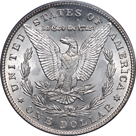 1890-CC Morgan dollar, PCGS MS-63