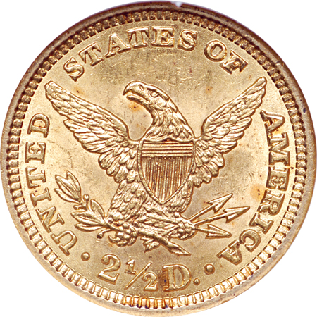 1903 Coronet quarter-eagle, NGC MS-62