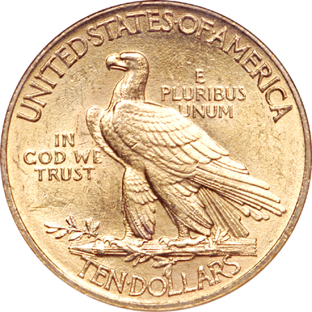 1911 Indian eagle, NGC MS-63