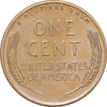 1955 'doubled die' Lincoln cent XF-45