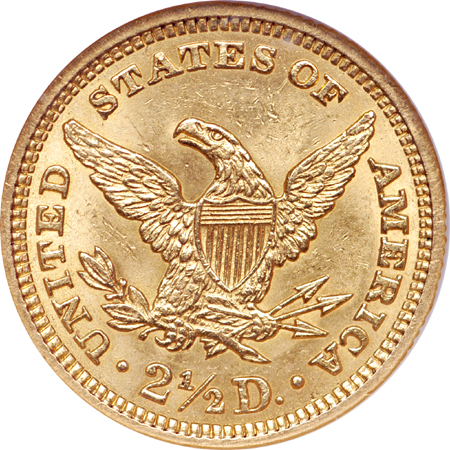 1907 Coronet quarter-eagle, NGC MS-63