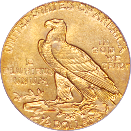 1908 Indian quarter-eagle, PCGS MS-63