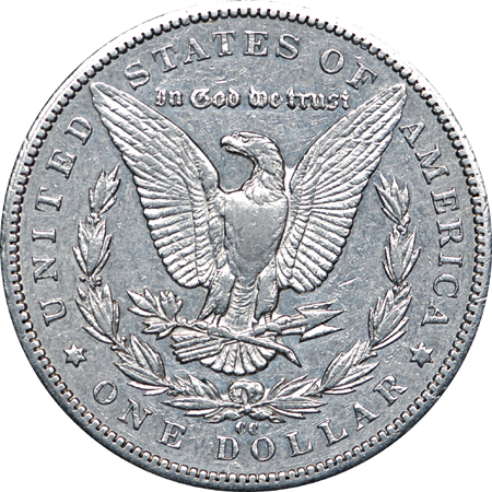 1893-CC Morgan dollar EF-40