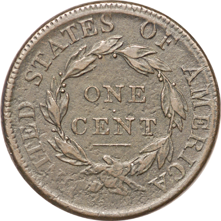 1813 (S-293) Classic Head large-cent, net VF 25