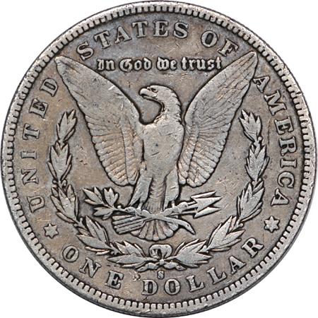 1895-S Morgan dollar F-15