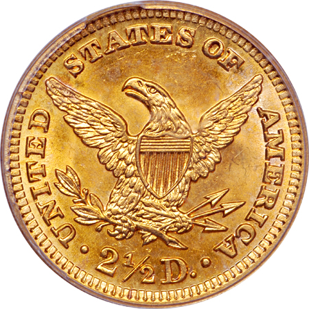 1904 Coronet quarter-eagle, PCGS MS-63