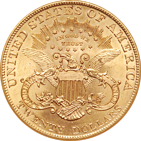 1904 Coronet double-eagle, MS-64