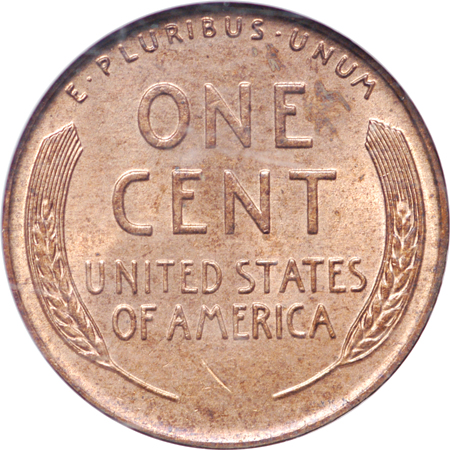 1955 "doubled die" Lincoln cent, NGC MS-63 RB