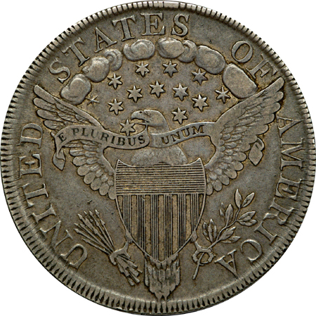 1799 (B-12b) Draped Bust dollar, VF-30