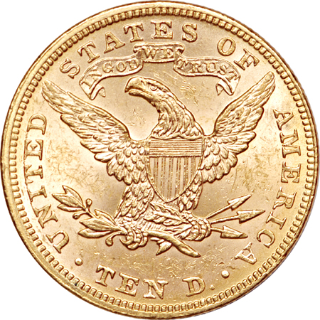 1894 Coronet eagle, MS-62