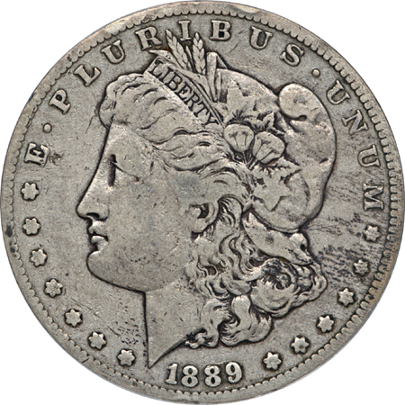 1889-CC Morgan dollar, ANACS VF-20