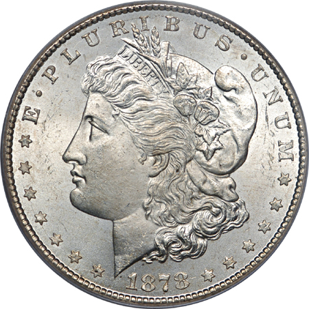 1878-CC Morgan dollar, PCGS MS-66