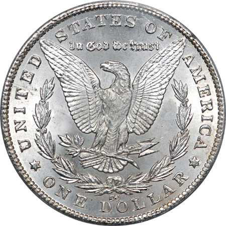 1881-CC Morgan dollar, PCGS MS-66