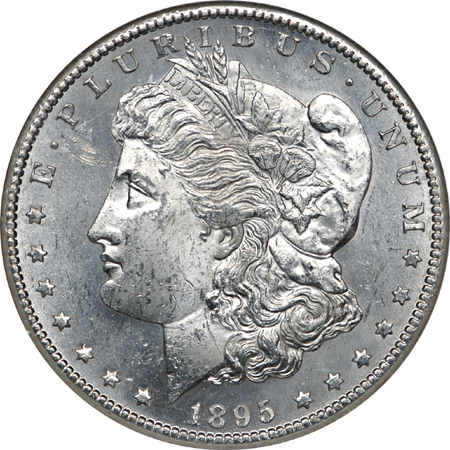 1895-S Morgan dollar, NGC MS-63