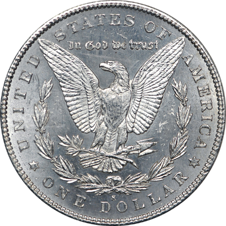 1895-S Morgan dollar, NGC MS-63