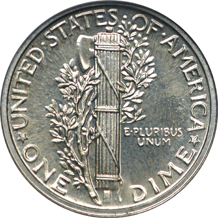 1940 Mercury dime, NGC PF-67