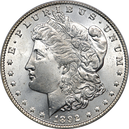 1892-O Morgan dollar, PCGS MS-64