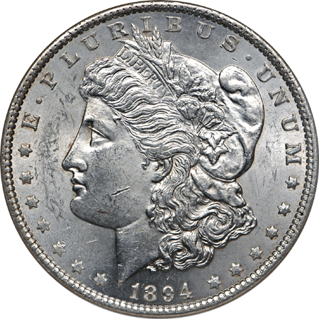 1894 Morgan dollar, NGC MS-62