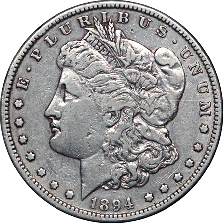 1894 Morgan dollar, ICG VF-30