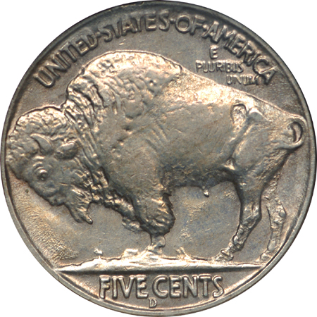 1937-D "three legged" Buffalo nickel, NGC MS-64