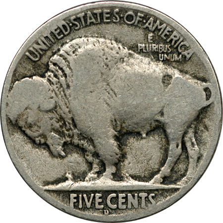 1918/7-D Buffalo nickel, G-6