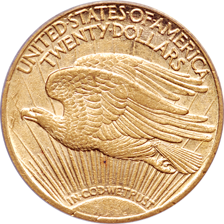 Three 1925 Saint-Gaudens double-eagles in PCGS holders