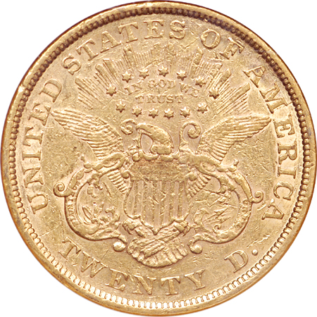1866 and 1898-S Coronet double-eagles, certified
