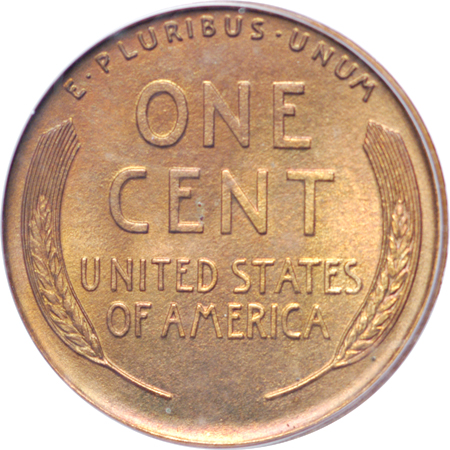 1910 Lincoln cent, PCGS PR-65 RB