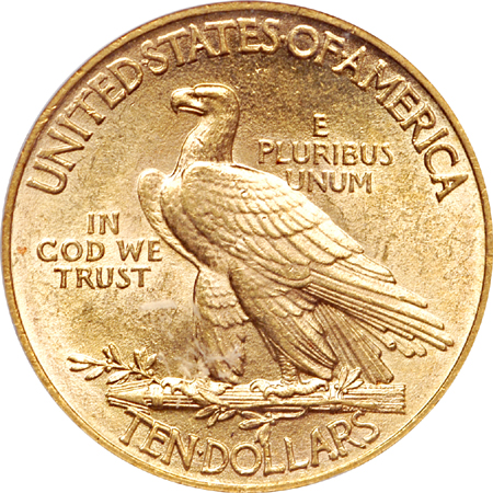 1911 Indian eagle, ANACS MS-62