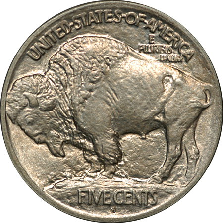 1913-S T1 Buffalo nickel, MS-64