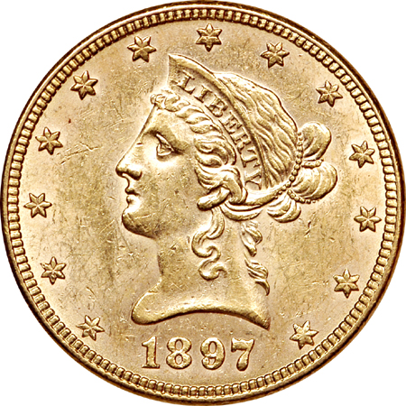 1897 Coronet eagle, MS-61