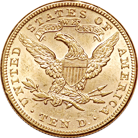 1897 Coronet eagle, MS-61