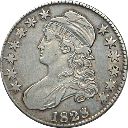 1809 and six additional Capped Bust half-dollars