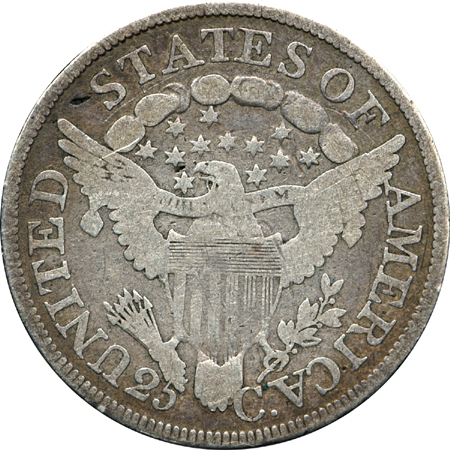 1805 (B-4 R.3) Draped Bust quarter, G-6