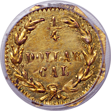 1875 (BG-782) quarter-dollar, PCGS MS-61