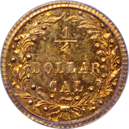 1873 (BG-874) quarter-dollar, PCGS MS-64