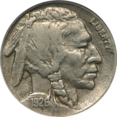 1926-S Buffalo nickel, ANACS AU-50