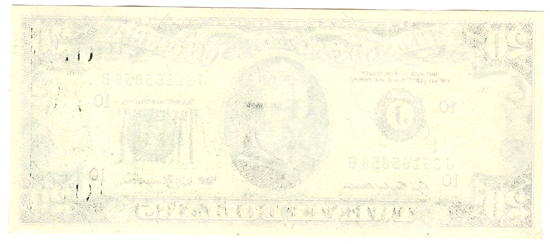 1977 $20 Kansas City, Blank Back GemCU.