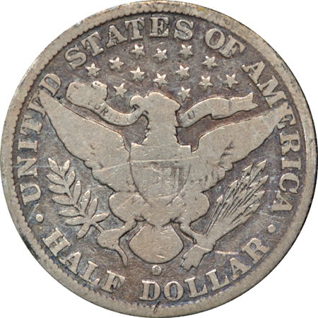 1897-O, 1898-O, 1898-S, and 1901-S Barber half-dollars