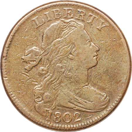 1802, 1803 and 1807 Draped Bust large-cents, attributed