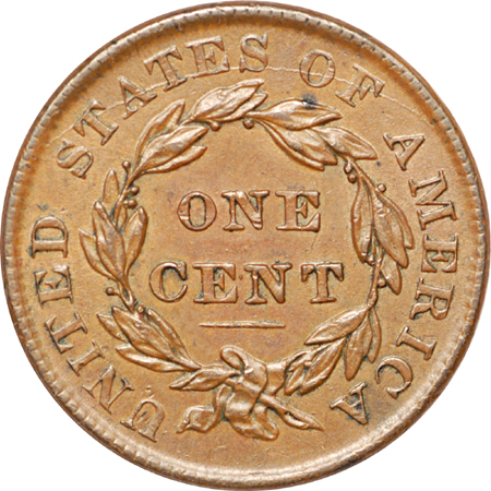 1816 and six additional Coronet large-cents, attributed