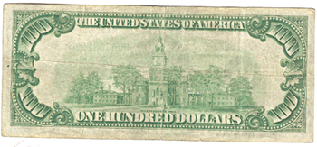 1928 $100.00 St. Louis Star.  F.
