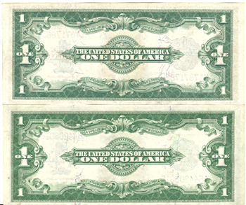 Two 1923 $1.00.  CHCU.