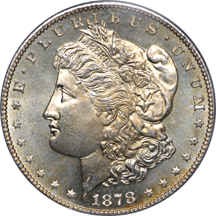 1878-S and 1879-S PCGS MS-65 Morgan dollars