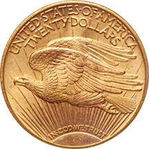 1914-S Saint-Gaudens double-eagle, PCGS MS-65