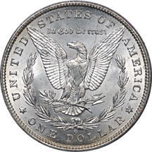 1880-S and nine additional PCGS certified MS-63 Morgan dollars