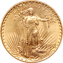 1908 'no motto' Saint-Gaudens double-eagle, NGC MS-64