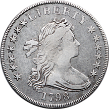 1798 (B-3 R5) Draped Bust dollar Fine