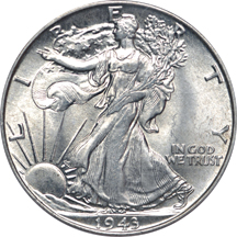 1940 and six additional PCGS MS-65 Walking Liberty half-dollars MS-65