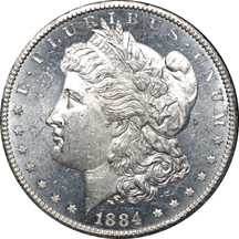 1884-CC GSA Morgan dollar MS-64